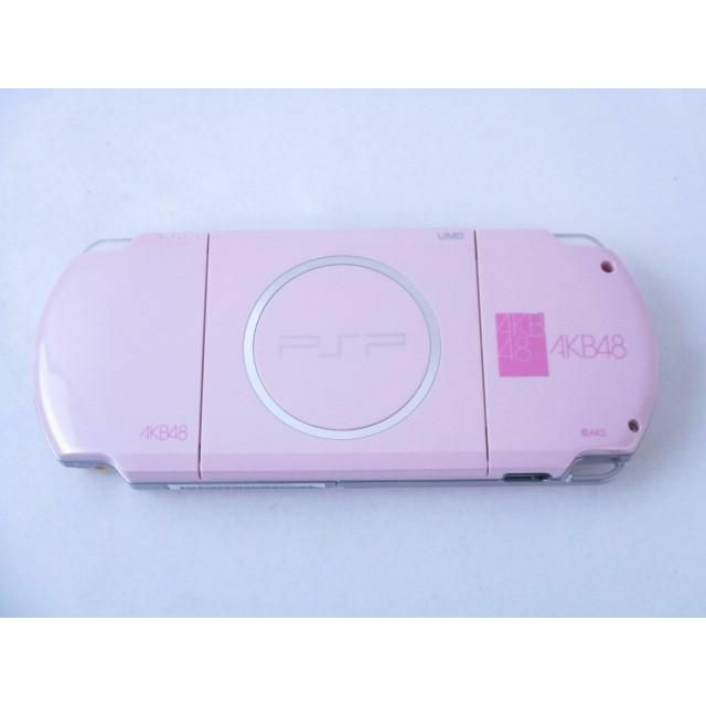 良品 ゲーム PSP-3000 本体 AKB特別仕様 バッテリー無し 1/48 アイドル