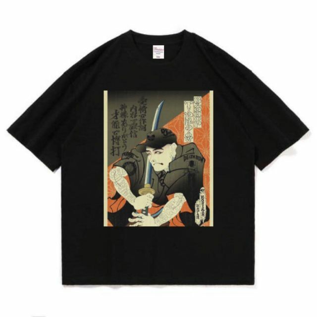 T-pablow Tシャツ 浮世絵 ブラック | フリマアプリ ラクマ