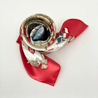 Hermes - HERMES エルメス カレ90cm RAILING 船の手摺 スカーフの