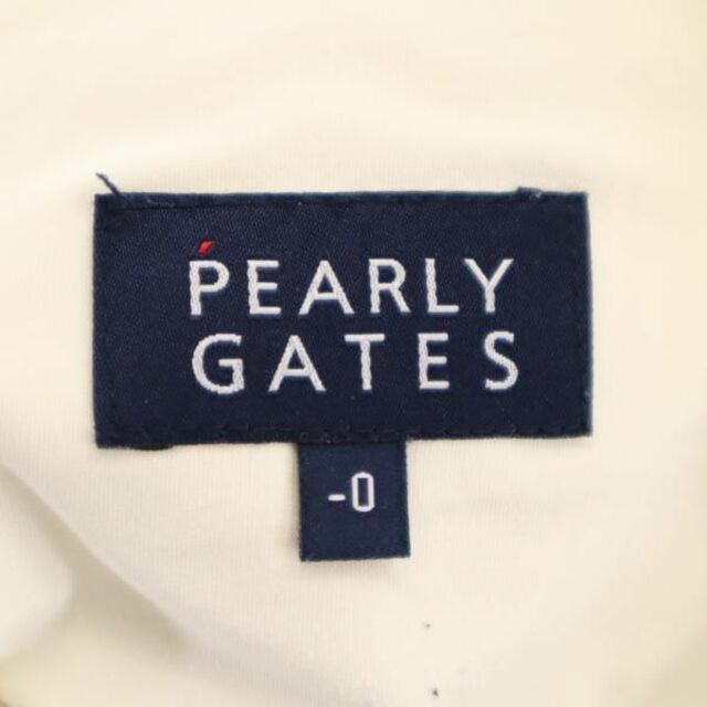 PEARLY GATES(パーリーゲイツ)のパーリーゲイツ 取り外し可能ポケット付き ロゴプリント ゴルフスカート 0 ホワイト系 PEARLY GATES キュロットスカート レディース 【中古】  【230607】 スポーツ/アウトドアのゴルフ(ウエア)の商品写真