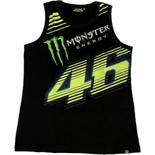 VR46 モンスターエナジー タイヤロゴプリント タンクトップ M(タンクトップ)