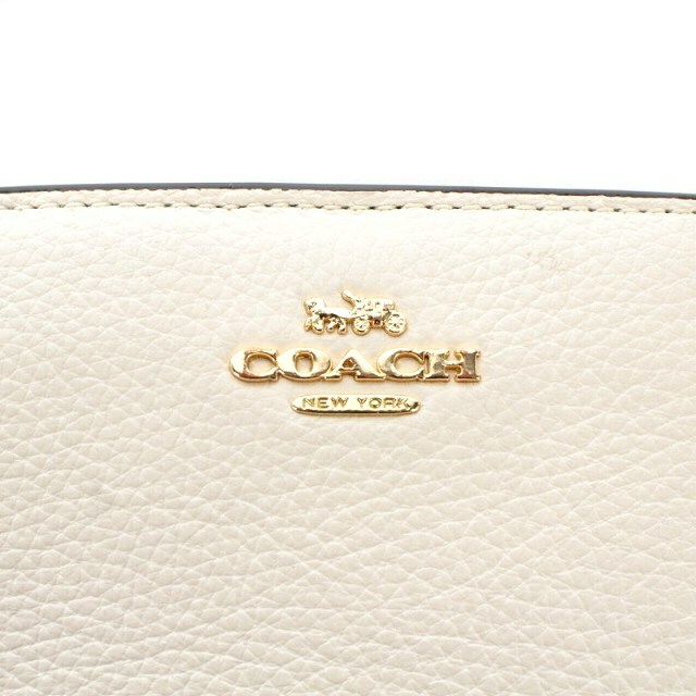 COACH(コーチ)のコーチ COACH スナップ ウォレット 財布 二つ折り レザー 白 レディースのファッション小物(財布)の商品写真