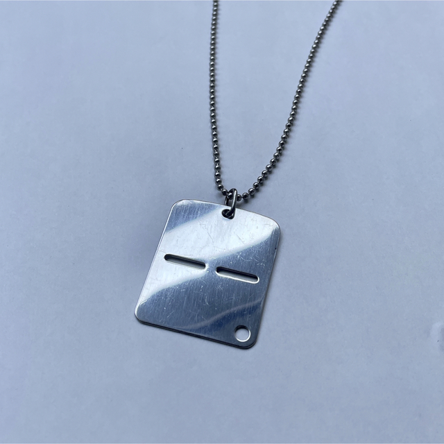 Maison Martin Margiela(マルタンマルジェラ)のDeadstock "ID tag" FF.AA(Italy military) メンズのアクセサリー(ネックレス)の商品写真