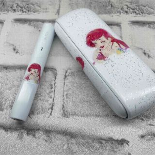 IQOS - LEDピンク変更 新型☆iQOS イルマ☆ ホワイト レインボーラメ