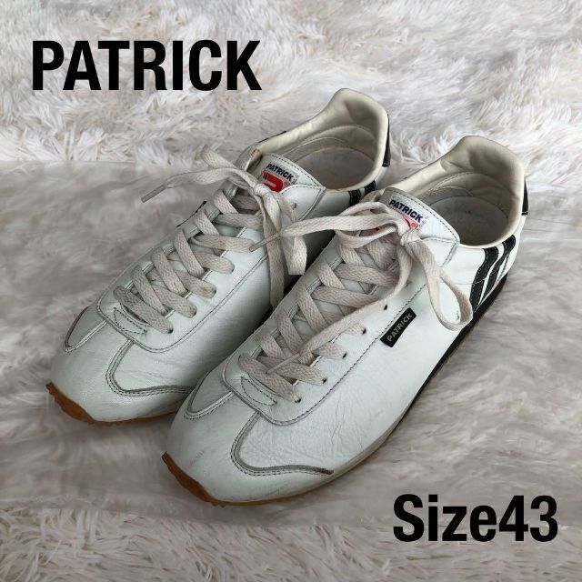 PATRICKパトリック　スニーカー　ホワイト白　43