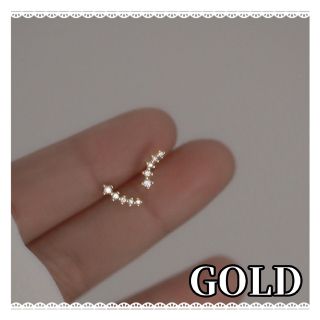 ピアス 純銀 レディース アクセサリー アレルギー対応 プレゼント ゴールド(ピアス)