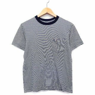 ノーリーズ(NOLLEY'S)のノーリーズ Nolley's Tシャツ カットソー ボーダー 柄 ワッペン(Tシャツ/カットソー(半袖/袖なし))