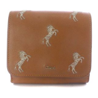 クロエ(Chloe)のクロエ リトルホース 財布 三つ折り 茶色  CHC177UP718H9Q24L(財布)