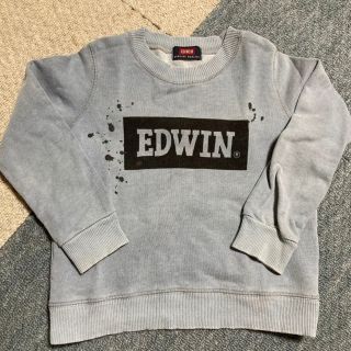 エドウィン(EDWIN)のトレーナー 薄手 EDWIN 水色 長袖 110 男の子(Tシャツ/カットソー)