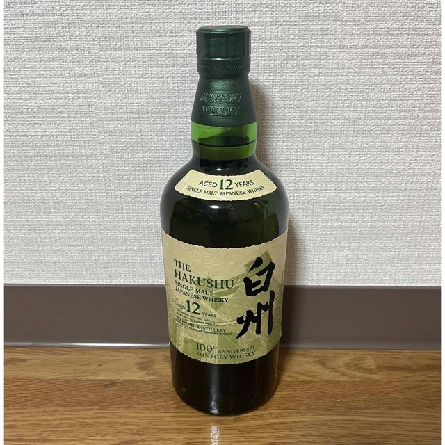 サントリー 白州12年100周年記念蒸溜所ラベル 43度 700ml - ウイスキー