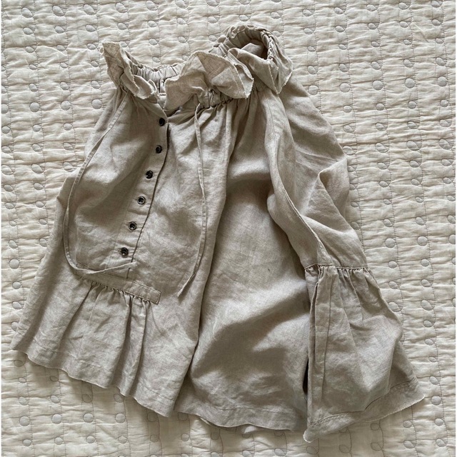 nest Robe - nest Robe リネン フォークロアショートブラウスの通販 by