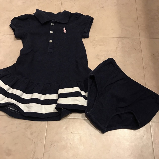 POLO RALPH LAUREN(ポロラルフローレン)の美品　女の子80サイズ　まとめ売り キッズ/ベビー/マタニティのベビー服(~85cm)(ワンピース)の商品写真