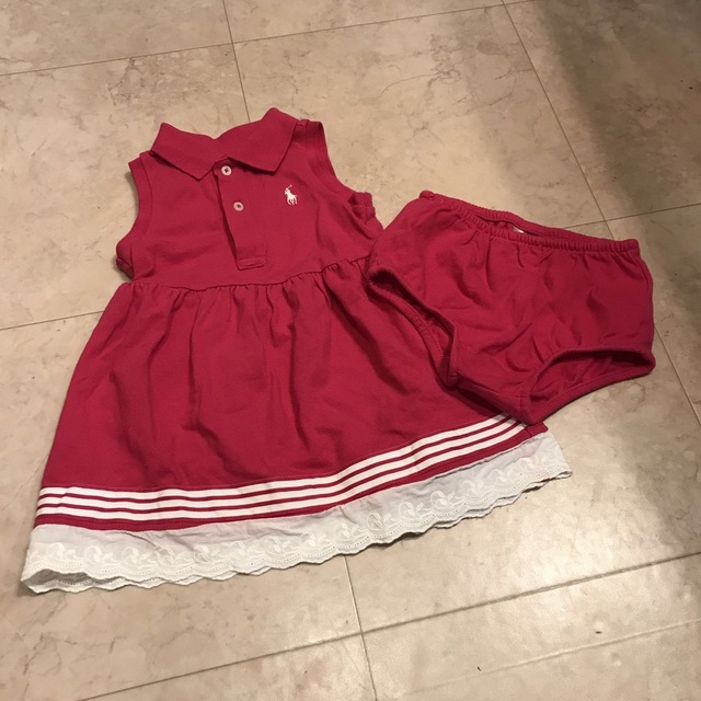 POLO RALPH LAUREN(ポロラルフローレン)の美品　女の子80サイズ　まとめ売り キッズ/ベビー/マタニティのベビー服(~85cm)(ワンピース)の商品写真