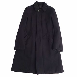 コムデギャルソン(COMME des GARCONS)の美品 コムデギャルソン robe de chambre COMME des GARCONS コート ギャバジン ステンカラーコート バルマカーンコート 無地 アウター レディース M ブラック(その他)