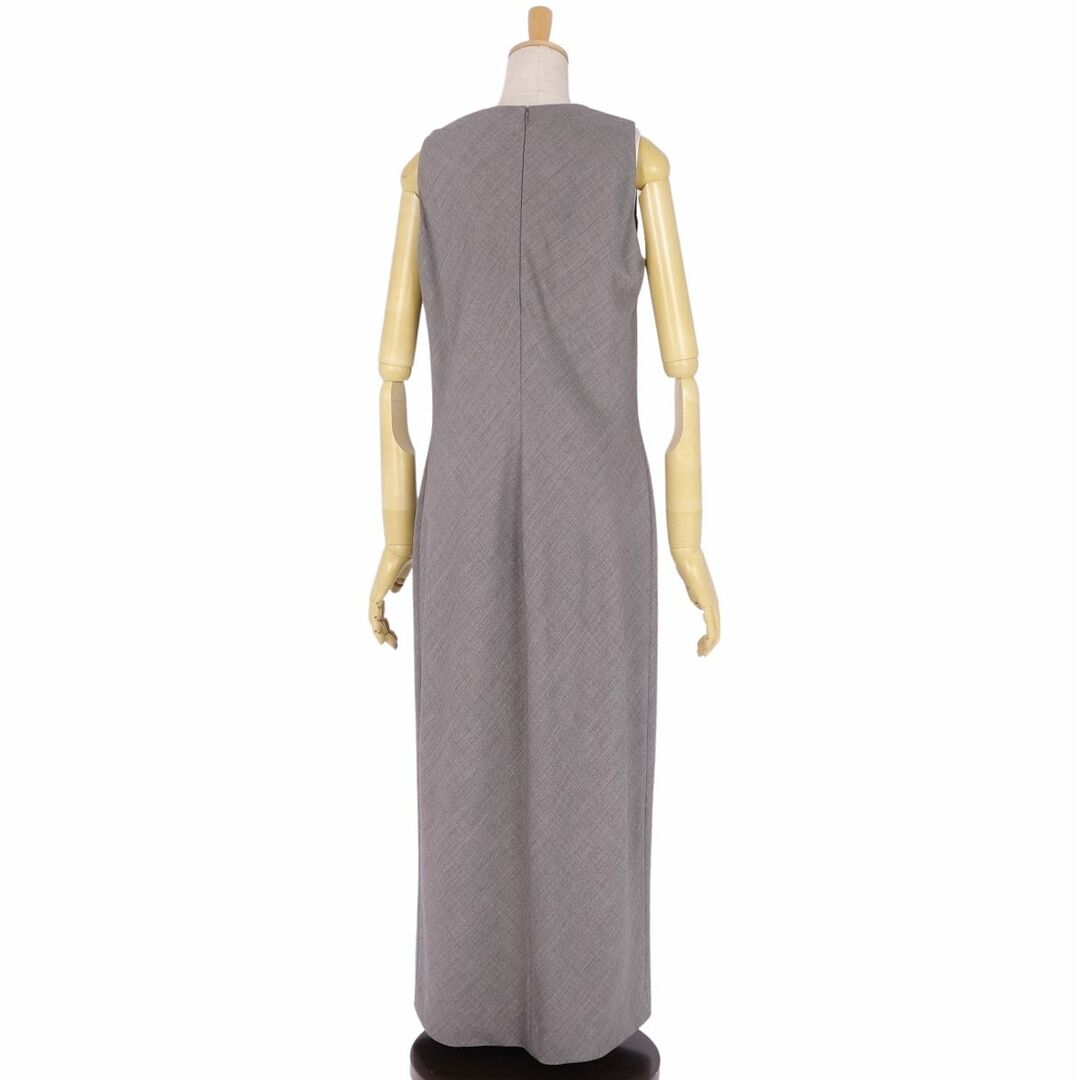Vintage セリーヌ CELINE ワンピース ドレス ロングワンピース ノースリーブ 無地 ウール トップス レディース 40(M相当) グレー