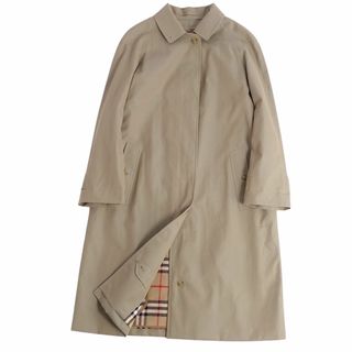 バーバリー(BURBERRY)の極美品 バーバリー ロンドン BURBERRY LONDON コート ステンカラーコート バルマカーンコート 裏チェック ライナー付き アウター レディース 9(M相当) カーキベージュ(その他)