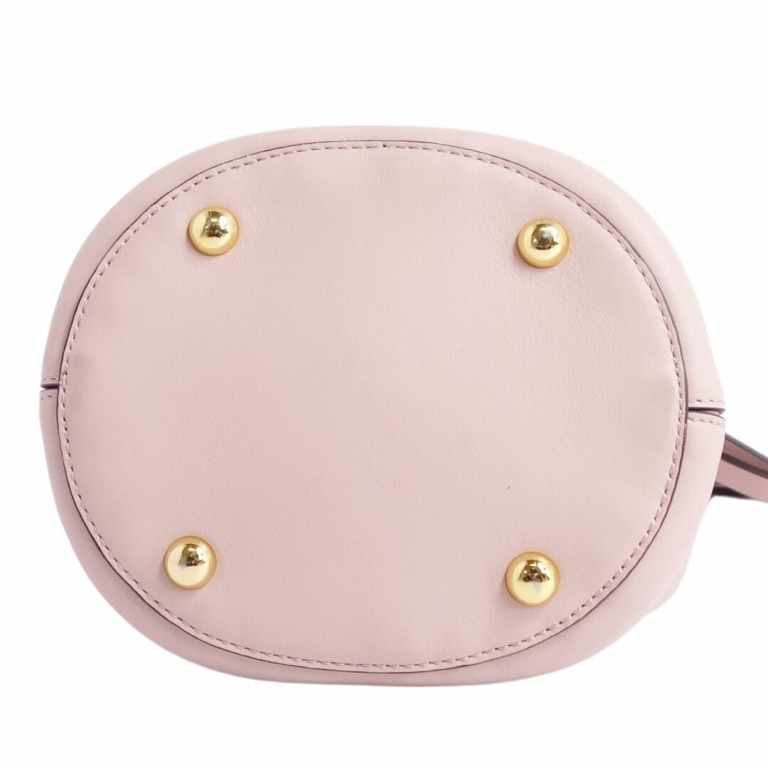 MARNI LEATHER CLUTCH BAG PINK BEIGE