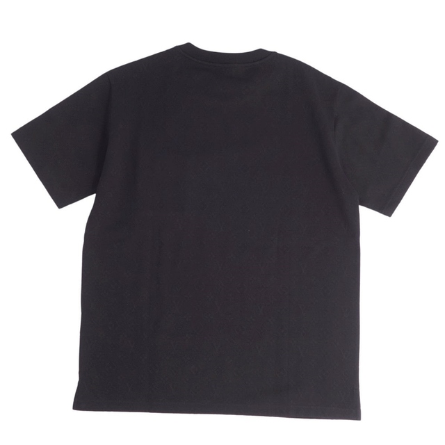 未使用 ルイヴィトン LOUIS VUITTON Tシャツ カットソー 半袖 2022年製 シグネチャー3DポケットモノグラムTシャツ コットン トップス メンズ XL ブラック