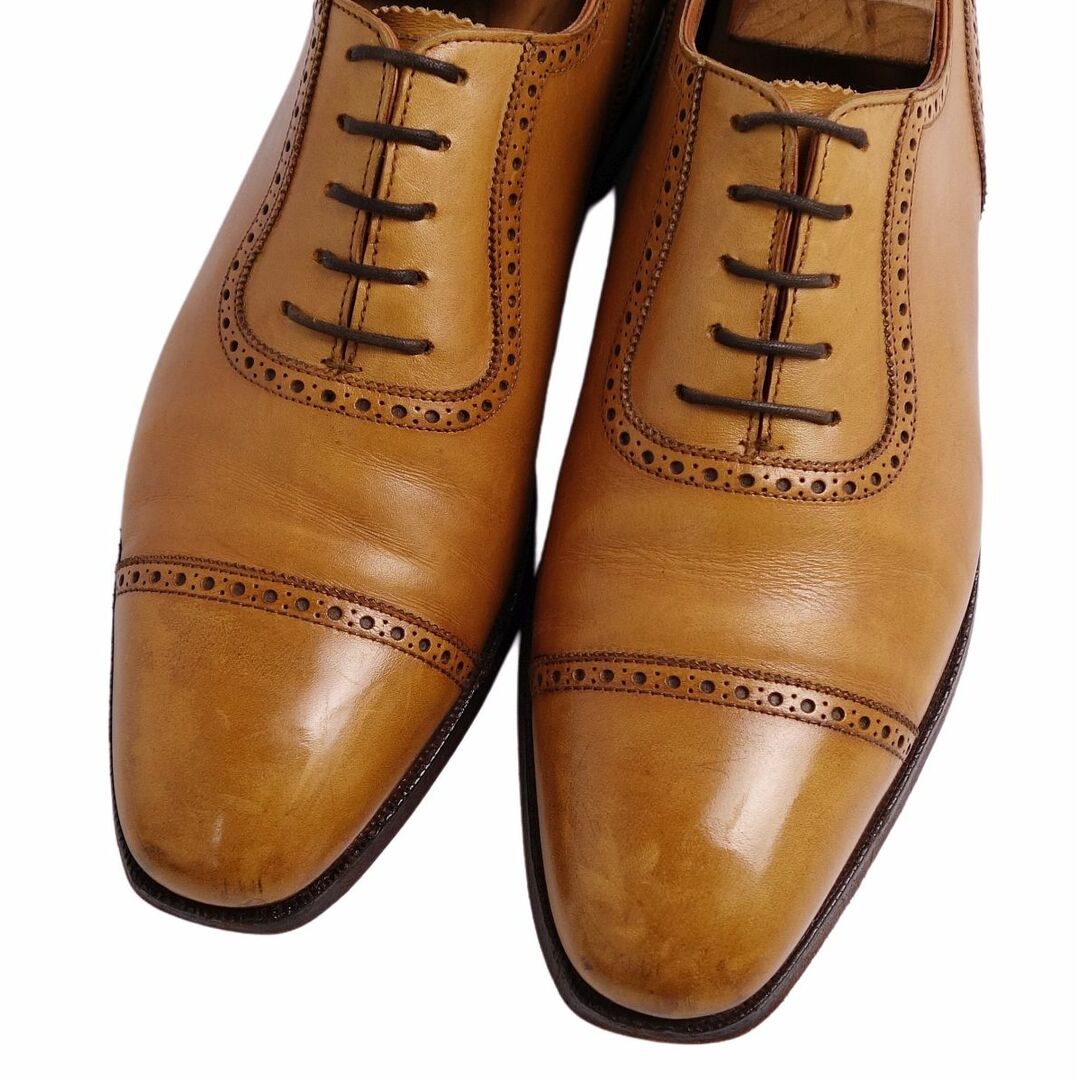 Crockett&Jones(クロケットアンドジョーンズ)のクロケット&ジョーンズ Crockett&Jones レザーシューズ オックスフォードシューズ ALBANY アルバニー 9796 カーフレザー 革靴 メンズ 5D(23.5cm相当) ブラウン メンズの靴/シューズ(ドレス/ビジネス)の商品写真