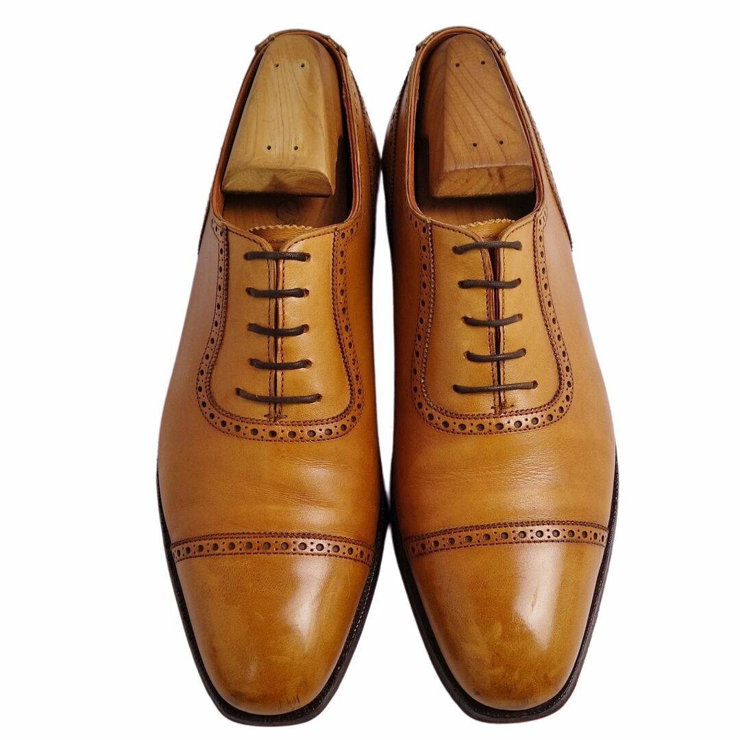 Crockett&Jones(クロケットアンドジョーンズ)のクロケット&ジョーンズ Crockett&Jones レザーシューズ オックスフォードシューズ ALBANY アルバニー 9796 カーフレザー 革靴 メンズ 5D(23.5cm相当) ブラウン メンズの靴/シューズ(ドレス/ビジネス)の商品写真