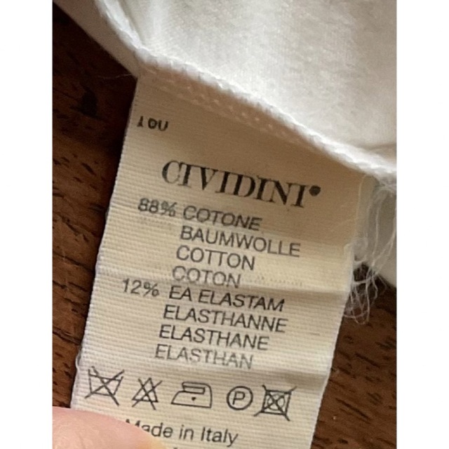 CIVIDINI (チヴィディーニ) 　Tシャツ 綿 レディースのトップス(カットソー(長袖/七分))の商品写真