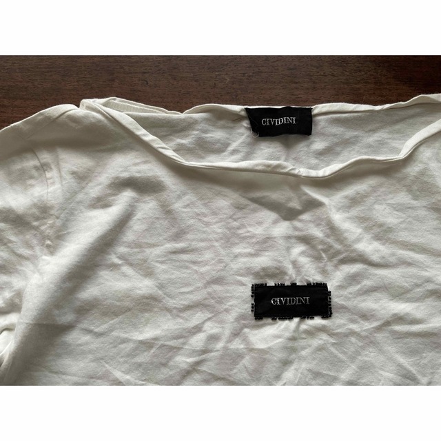 CIVIDINI (チヴィディーニ) 　Tシャツ 綿 レディースのトップス(カットソー(長袖/七分))の商品写真