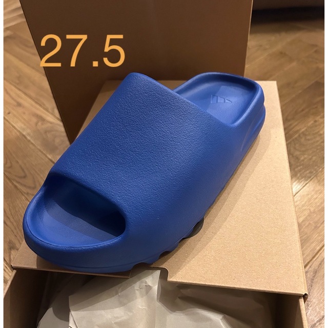 adidas(アディダス)のアディダス YEEZY Slide Azure 青　ブルー　イージー  27.5 メンズの靴/シューズ(サンダル)の商品写真