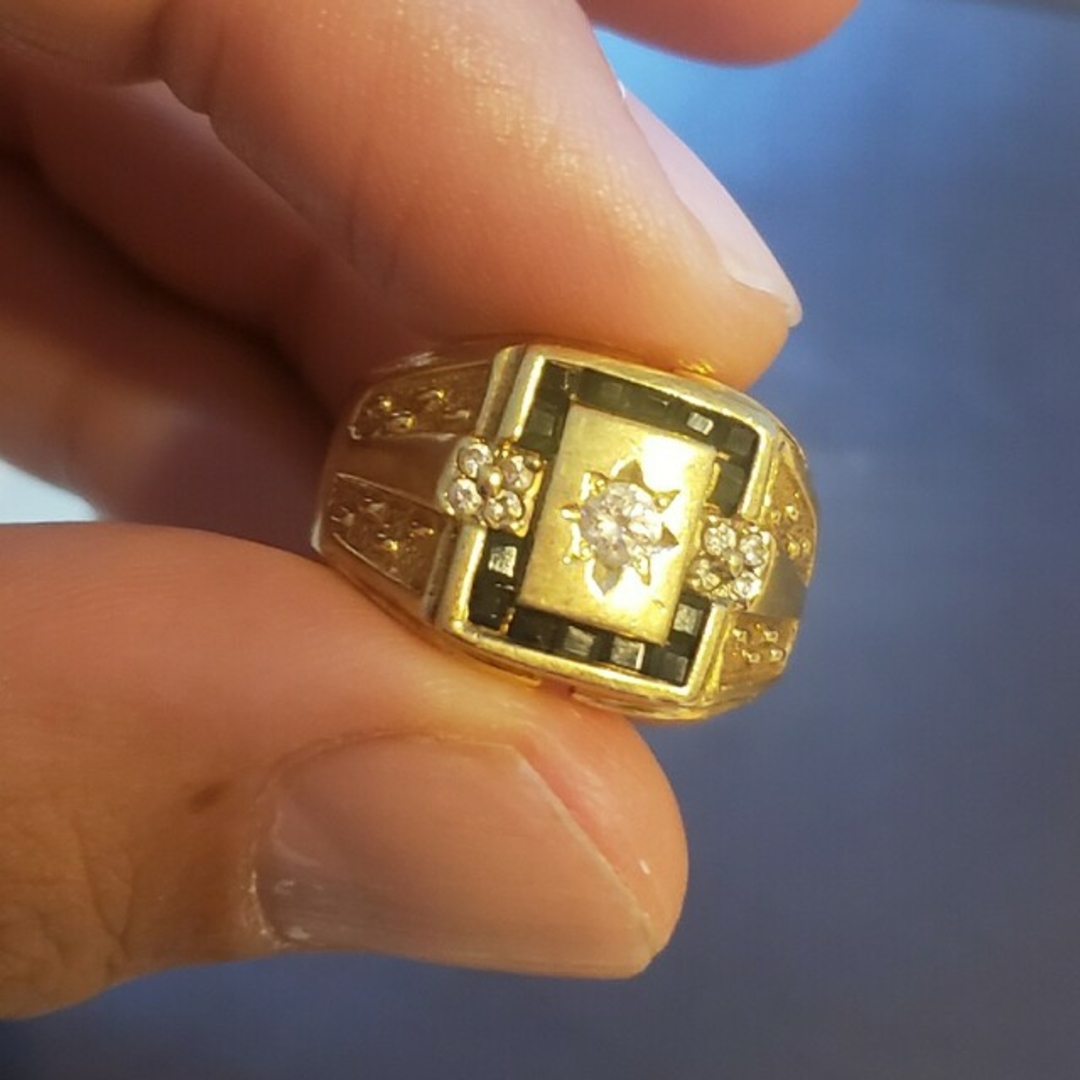 AVALANCHE(アヴァランチ)のAVALANCHE10Kイエローゴールドリング21号 レディースのアクセサリー(リング(指輪))の商品写真