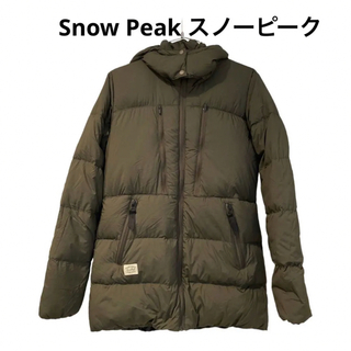 スノーピーク(Snow Peak)のSnow Peak スノーピーク ダウンジャケット　　ユニセックス　美品　M(ダウンジャケット)