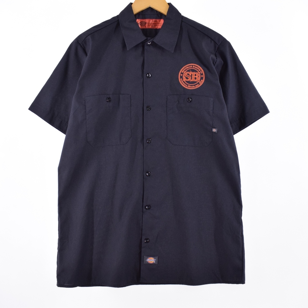 Dickies(ディッキーズ)の古着 ディッキーズ Dickies バックプリント 半袖 ワークシャツ メンズM /eaa340457 メンズのトップス(シャツ)の商品写真