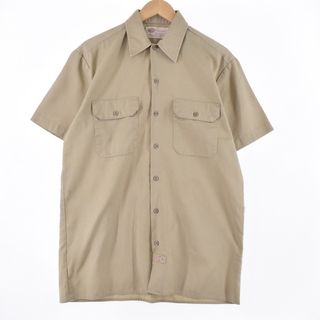 ディッキーズ(Dickies)の古着 ディッキーズ Dickies 半袖 ワークシャツ メンズM /eaa340485(シャツ)