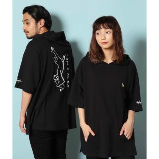 マークゴンザレス(Mark Gonzales)のマークゴンザレス Tシャツパーカ 半袖パーカ 半袖カットソー(Tシャツ/カットソー(半袖/袖なし))