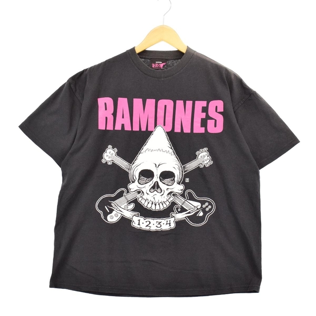 RAMONES ラモーンズ 両面プリント バンドTシャツ バンT メンズXL /eaa313469