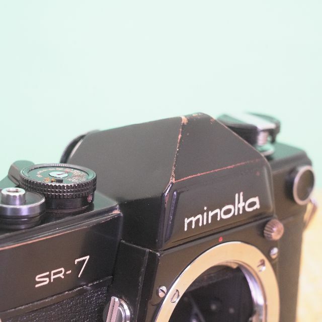 完動品◎ミノルタ SR-7 ブラック ボディ フィルムカメラ #184