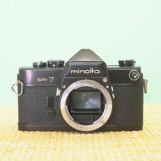 コニカミノルタ(KONICA MINOLTA)の完動品◎ミノルタ SR-7 ブラック ボディ フィルムカメラ #184(フィルムカメラ)