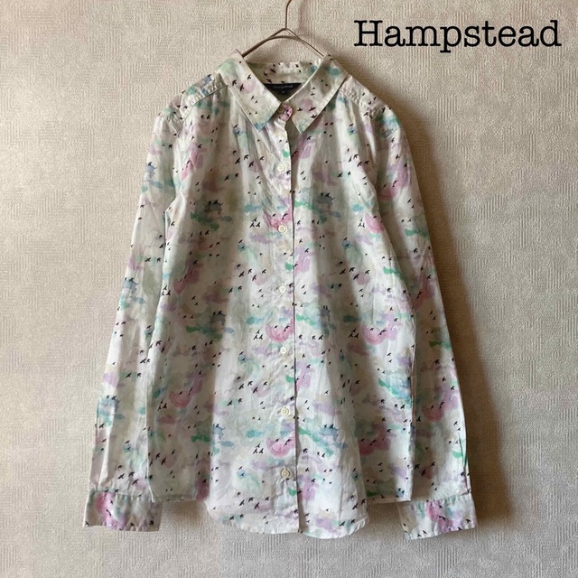 Hampstead リバティ LIBEARTY 長袖 デザインシャツ