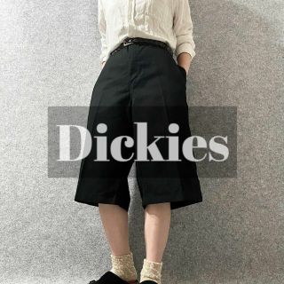 ディッキーズ(Dickies)の【ディッキーズ】ワイド ルーズ ワークパンツ ショーツ ハーフパンツ 黒 W42(ショートパンツ)