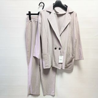 グレイル(GRL)の新品 GRL グレイル ジャケット パンツスーツ 長袖 セットアップ Lサイズ(セット/コーデ)