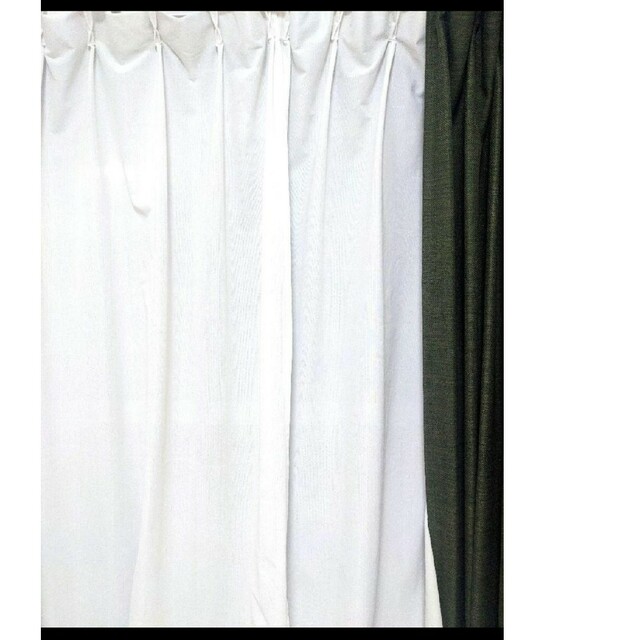 一級遮光カーテンセットミラーレースおまけ（100×210）×2 インテリア/住まい/日用品のカーテン/ブラインド(カーテン)の商品写真