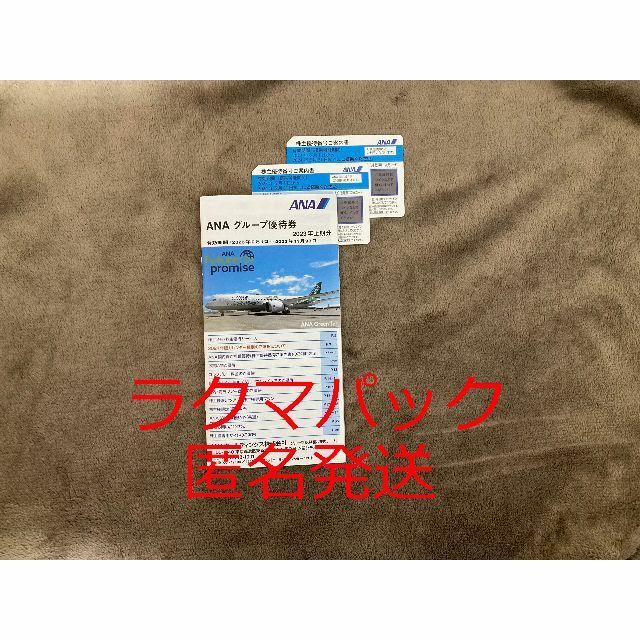 ANA(全日本空輸)(エーエヌエー(ゼンニッポンクウユ))のANA 株主優待券 2枚+１冊 チケットの乗車券/交通券(航空券)の商品写真