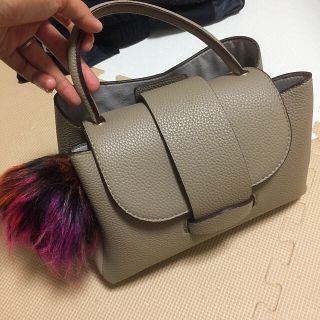 ザラ(ZARA)のZARA♡ファー付 バッグ(ショルダーバッグ)