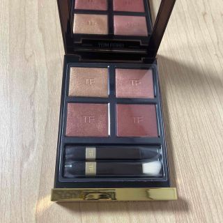 TOMFORD トムフォード ハイネック ニット BVY21 TFN120 109 イタリア製 ポリエステル コットン ブルー サイズ46 美品  50800