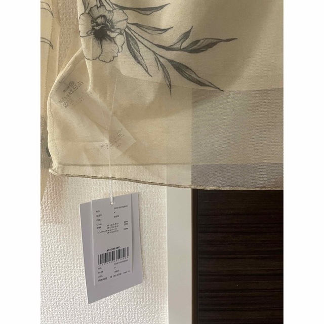 Ameri VINTAGE - Ameri♡MEDI FLOWER TATTOO SHEER TOP 新品未使用の