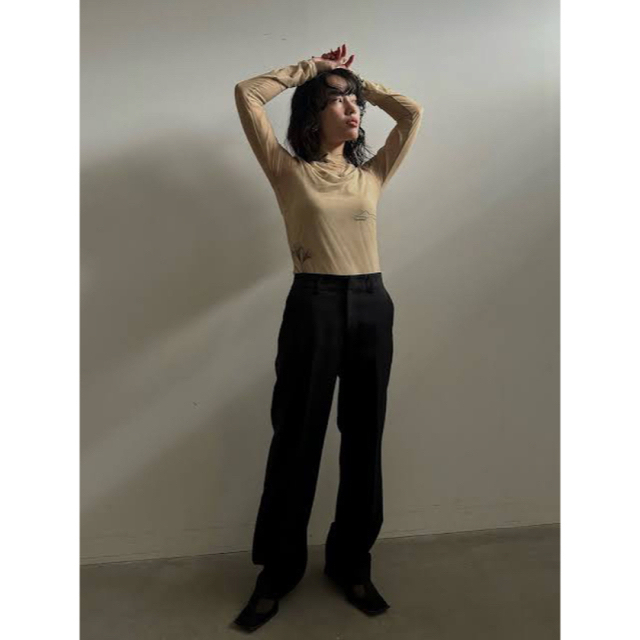 Ameri VINTAGE - Ameri♡MEDI FLOWER TATTOO SHEER TOP 新品未使用の