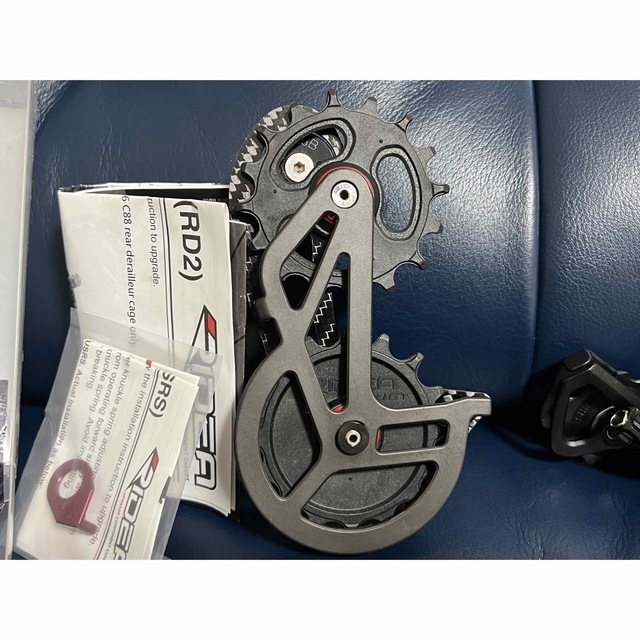 SHIMANO - 新品 RIDEA ビッグプーリー RD2-C66 リアディレーラー 付の