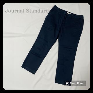 ジャーナルスタンダード(JOURNAL STANDARD)のジャーナルスタンダード コットン ネイビー クロップドパンツ(カジュアルパンツ)