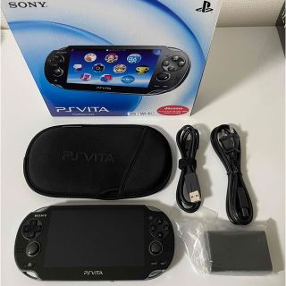 プレイステーションヴィータ(PlayStation Vita)のSONY PlayStationVITA PCH-1100 動作確認済(携帯用ゲーム機本体)