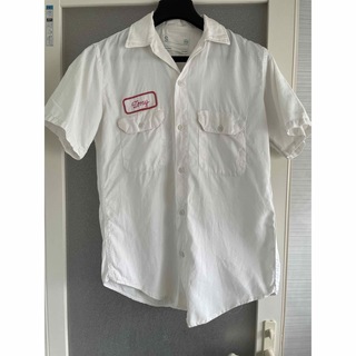サンタモニカ(Santa Monica)の60s-70s ヴィンテージ コットンワークシャツ 白 美 used(シャツ)