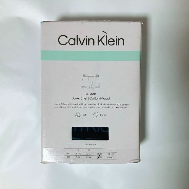 Calvin Klein(カルバンクライン)の【新品】カルバンクライン ボクサー ck パンツ 3枚 L レア 下着 USA メンズのアンダーウェア(ボクサーパンツ)の商品写真