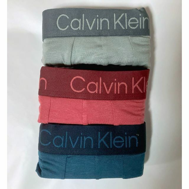 Calvin Klein(カルバンクライン)の【新品】カルバンクライン ボクサー ck パンツ 3枚 L レア 下着 USA メンズのアンダーウェア(ボクサーパンツ)の商品写真